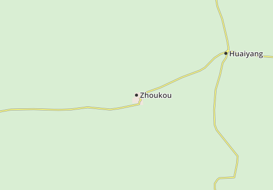 Mapa Zhoukou