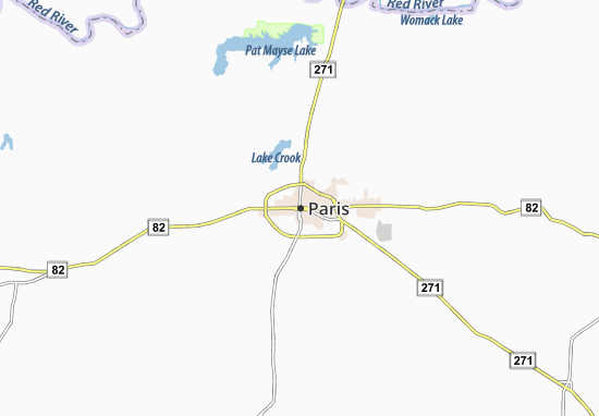 Mapa Paris