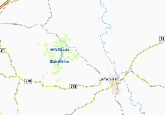 Mapa Bragg City