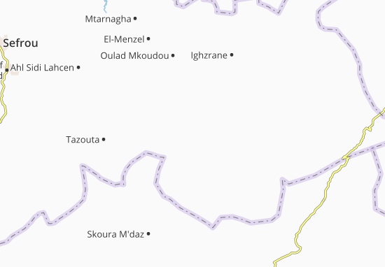 Mapa Dar El Hamra