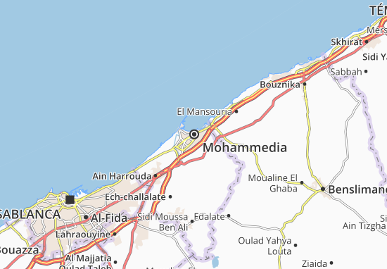 Mapa Mohammedia