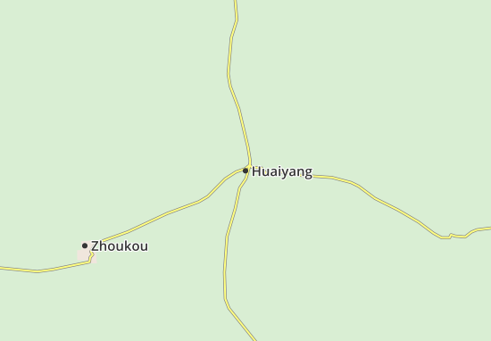 Mapa Huaiyang