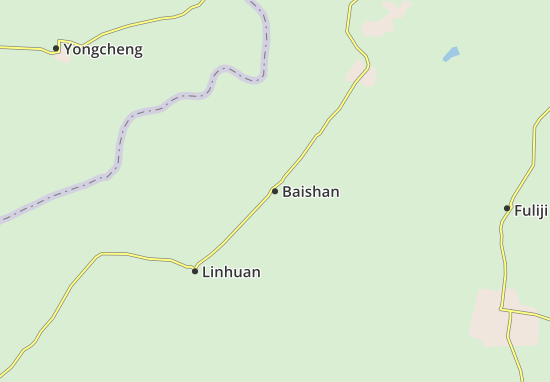 Mapa Baishan