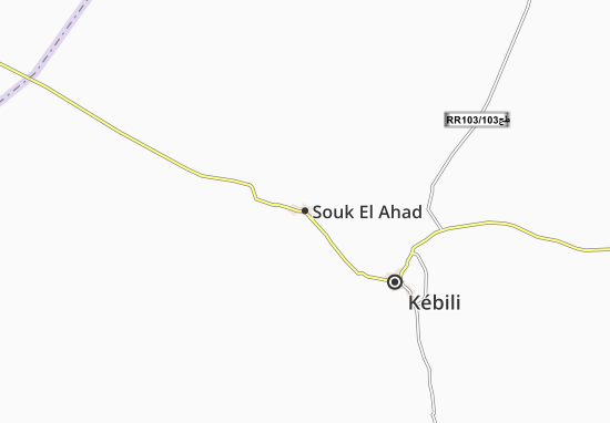Mapa Souk El Ahad