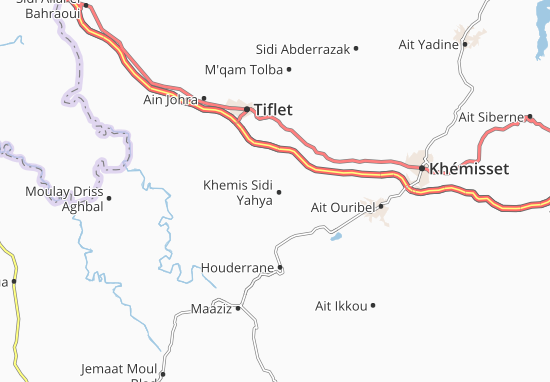 Khemis Sidi Yahya Map