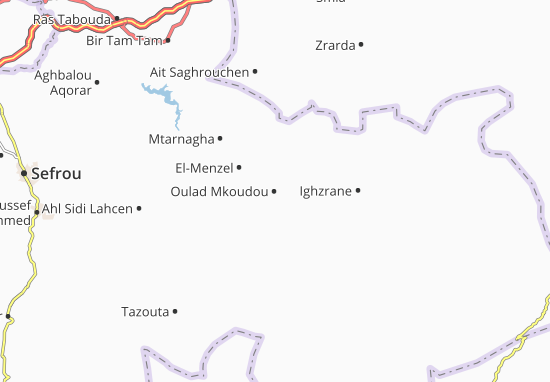 Oulad Mkoudou Map