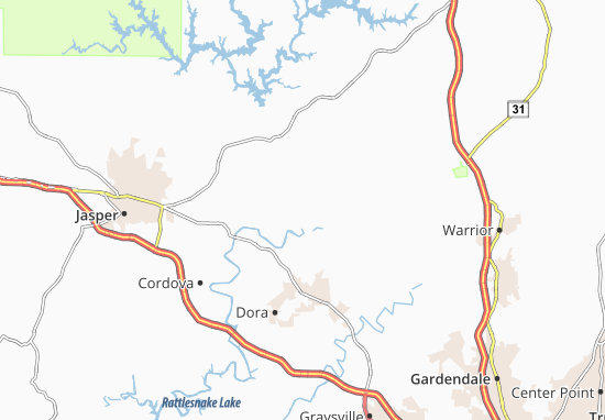 Kaart Plattegrond Campbellville