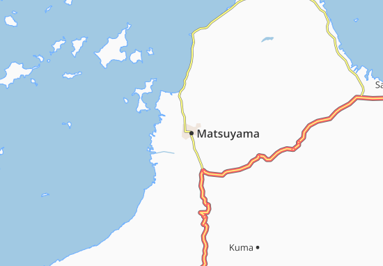 Mapa Matsuyama