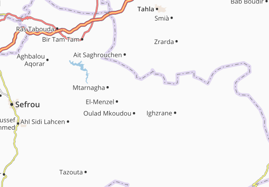 Mapa Ain Timguenai