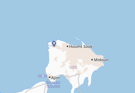 Houmt Souk Map
