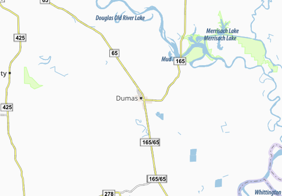 Mapa Dumas
