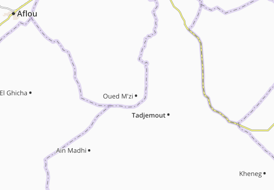 Mapa Oued M&#x27;zi