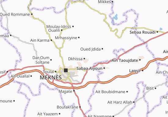 Mapa Dkhissa