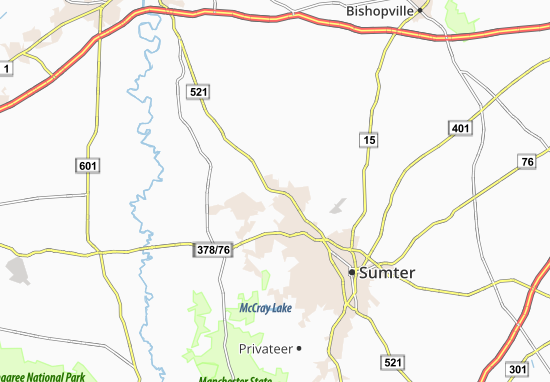 Mapa Dalzell