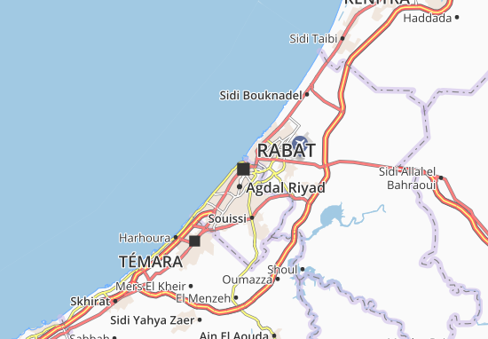Mapa Rabat