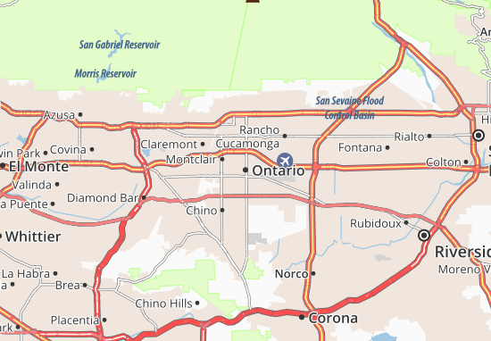 Karte Stadtplan Ontario