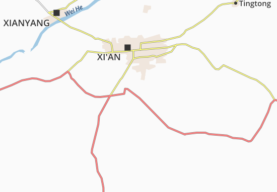Karte Stadtplan Weiqu