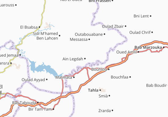 Mapa Ain Legdah