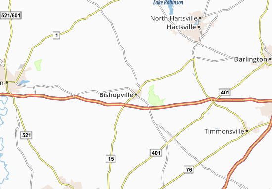 Mapa Bishopville