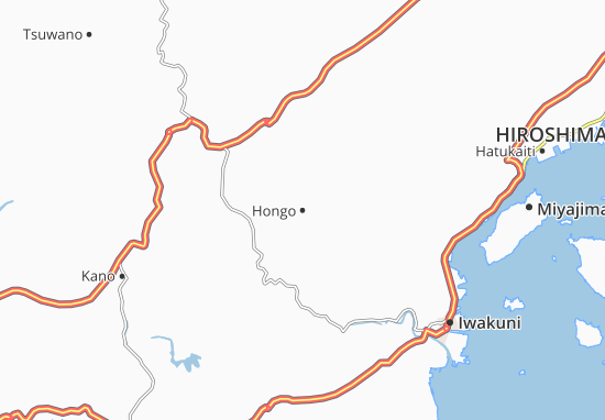 Karte Stadtplan Hongo