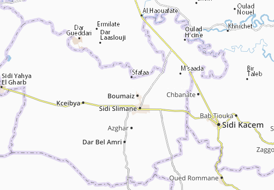 Mapa Boumaiz