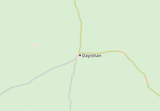 Mapa Dayishan