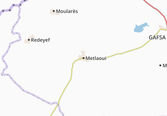 Mapa Metlaoui