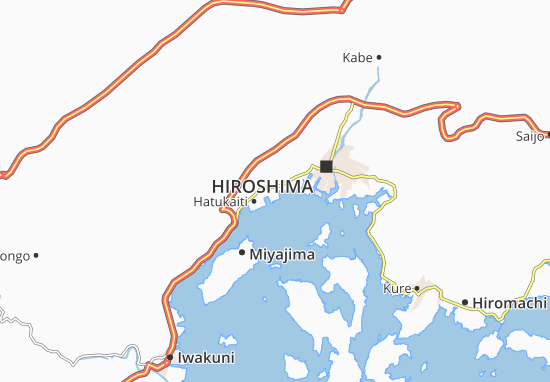 Mapa Itsukaichi