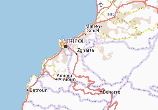 MICHELIN Kfar Dlaqous map - ViaMichelin