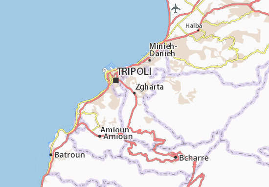 Zgharta Map