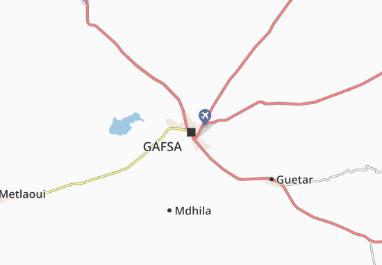 Mapa Gafsa