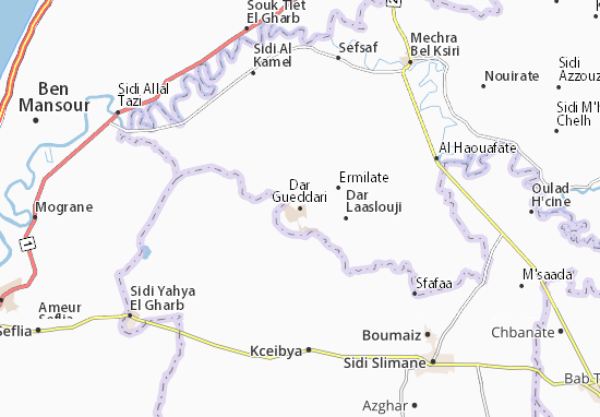 Mapa Dar Gueddari