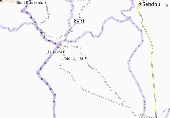 Mapa Sidi Djillali