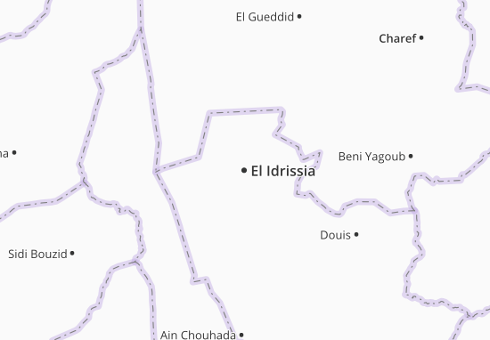Kaart Plattegrond El Idrissia