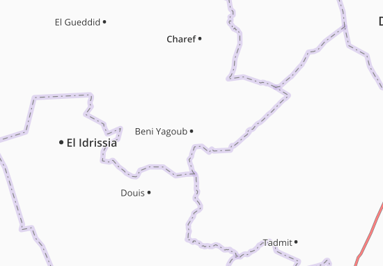 Mapa Beni Yagoub