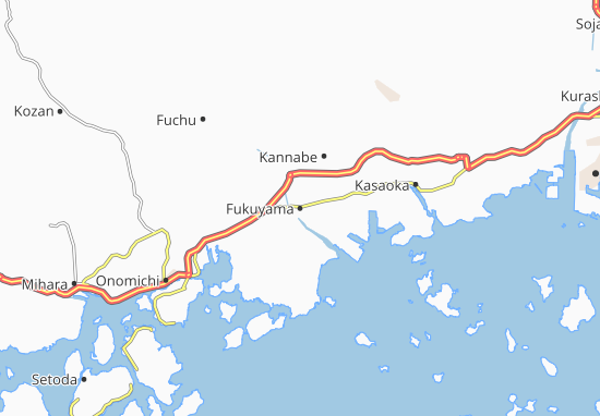 Mapa Fukuyama