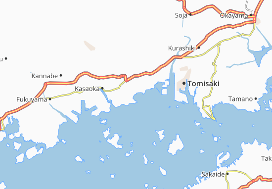 Mapa Yorishima