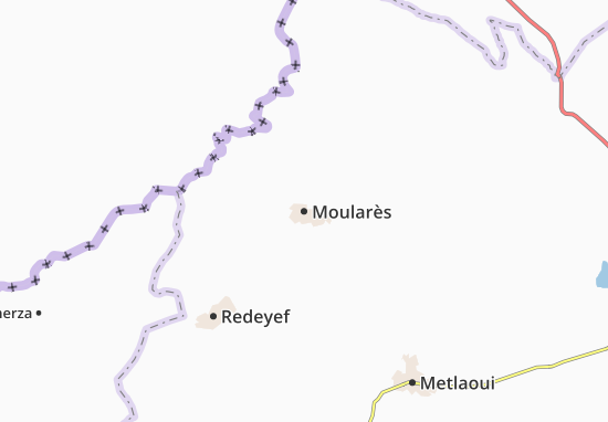 Mapa Moularès