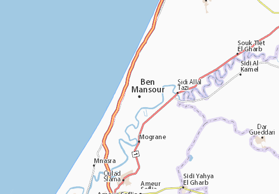 Mapa Ben Mansour