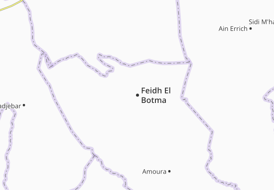 Kaart Plattegrond Feidh El Botma