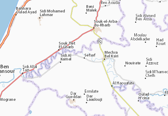 Mapa Sefsaf