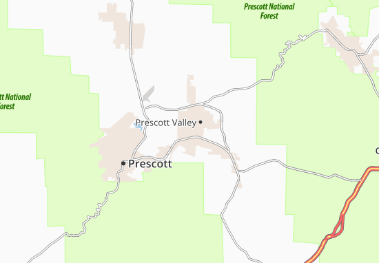 Karte Stadtplan Prescott Valley