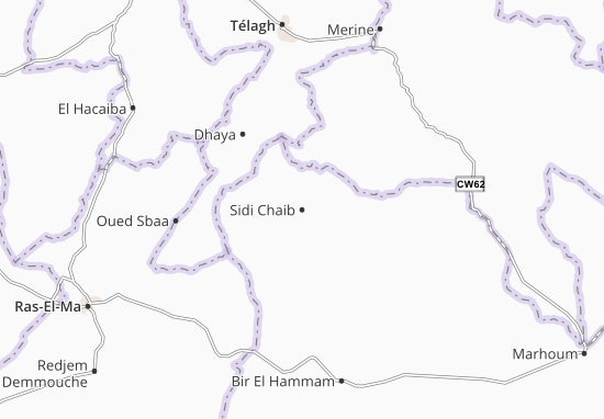 Carte-Plan Sidi Chaib