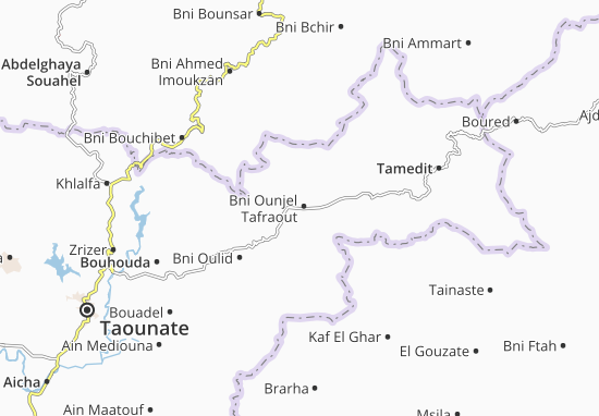Mapa Bni Ounjel Tafraout