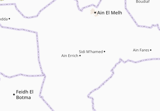 Kaart Plattegrond Ain Errich