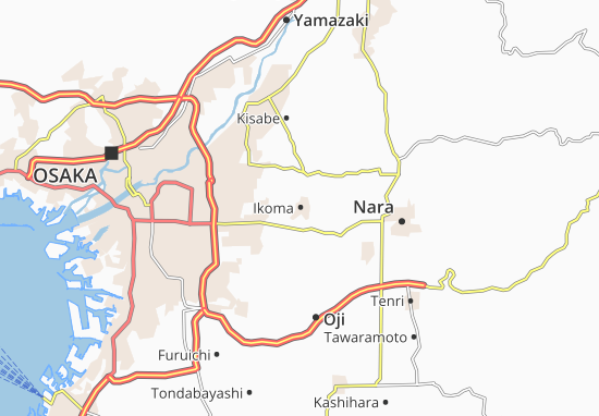 Karte Stadtplan Ikoma