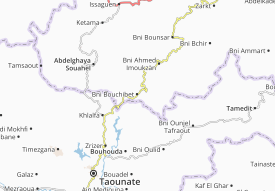 Mapa Bni Bouchibet