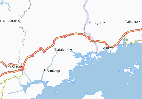 Mapa Katakami