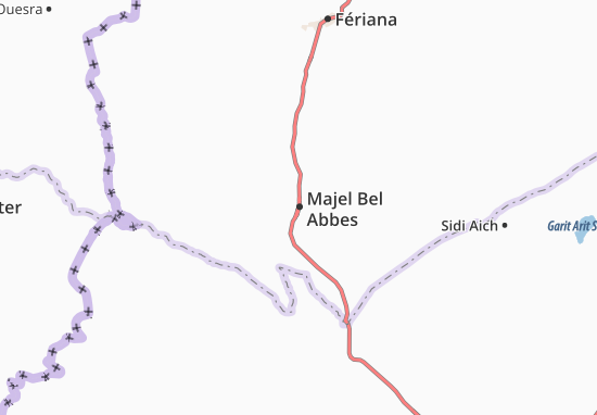 Mapa Majel Bel Abbes