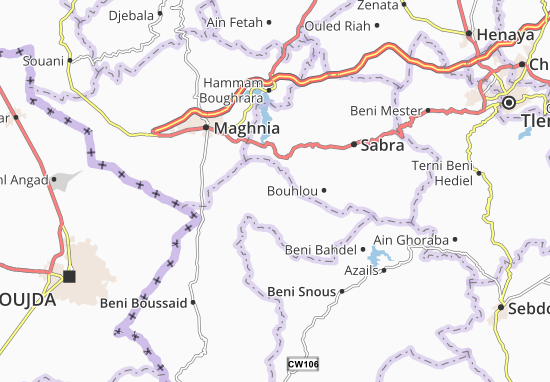 Karte Stadtplan Sidi Medjahed